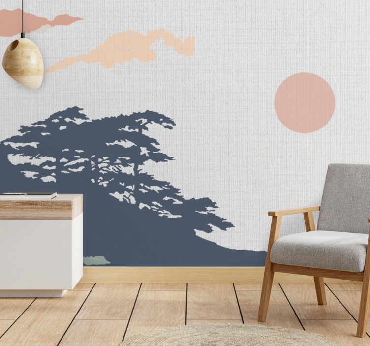 Wall mural nature serene landscape view - TenStickers