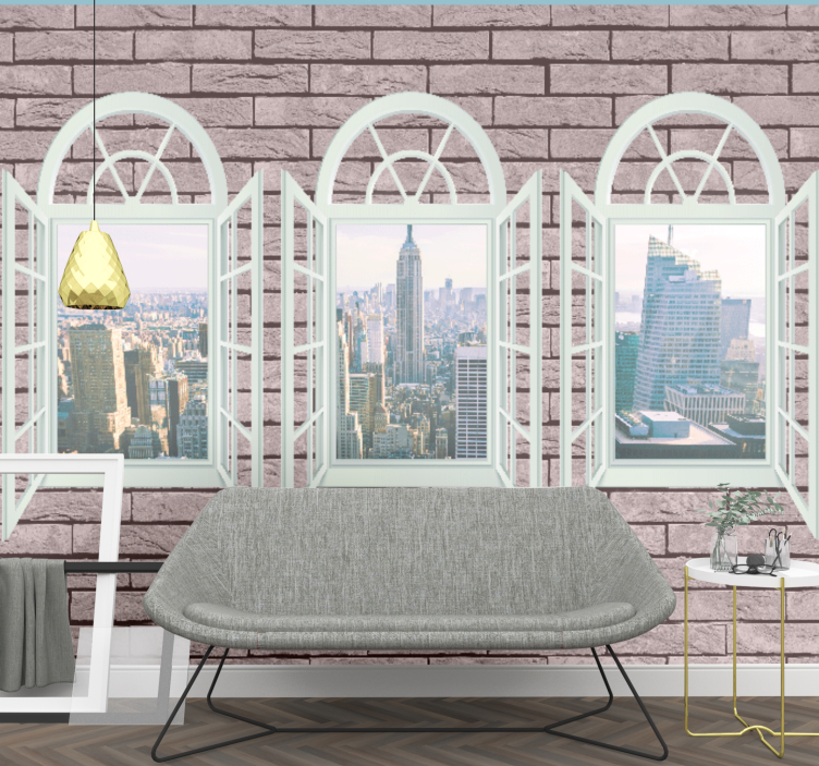 Wall mural new york city skyline view - TenStickers