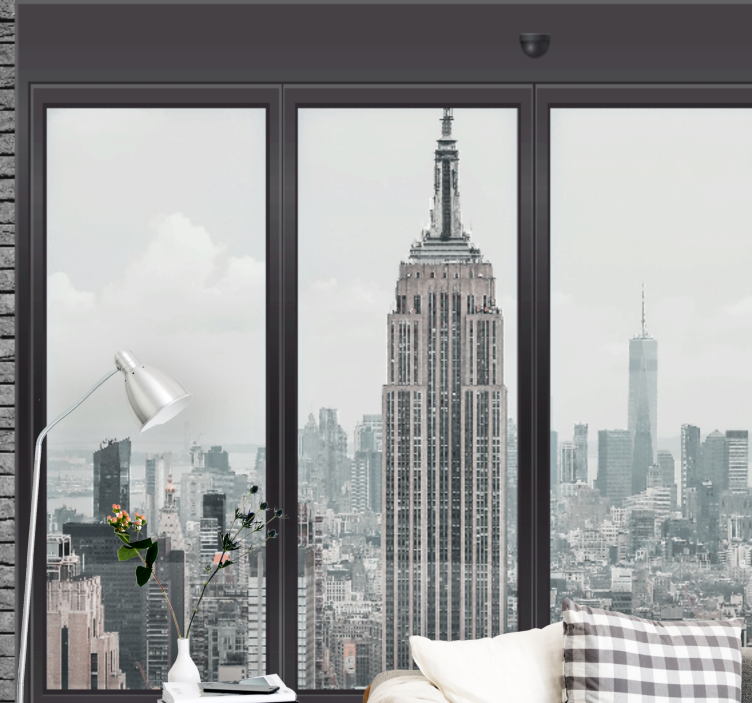 Wall mural new york empire state urban skyline - TenStickers