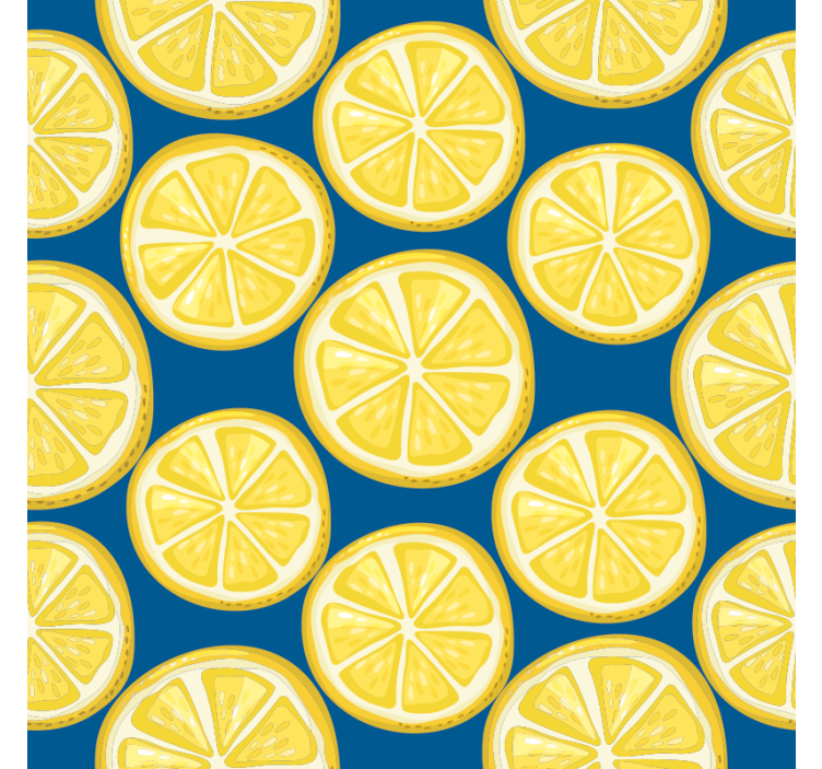 Geek coasters lemon slice design - TenStickers