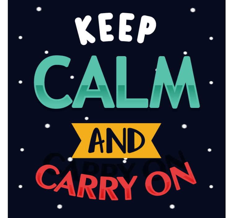 Text coasters motivational quote design - TenStickers