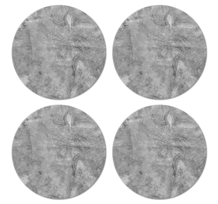 Marble gray style texture coaster - TenStickers