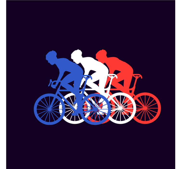 Modern coasters cycling through life - TenStickers