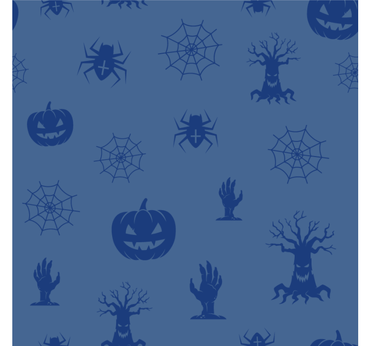 Halloween coaster spooky shadows design - TenStickers