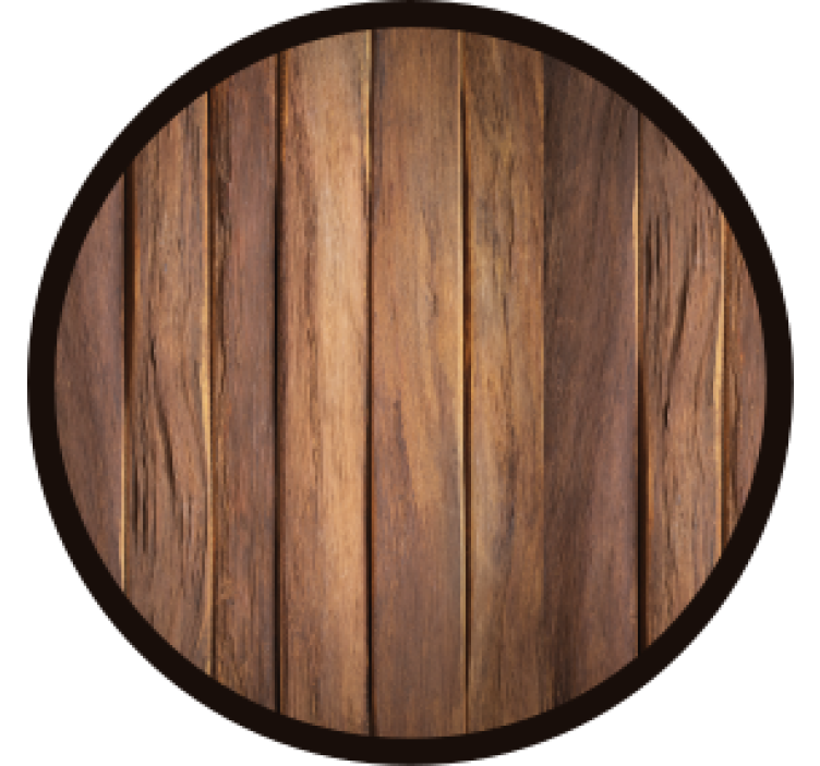 Beer mats wooden texture circular base - TenStickers