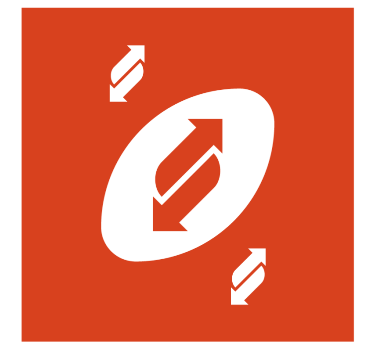 Vintage coasters recycled circular arrow symbol - TenStickers