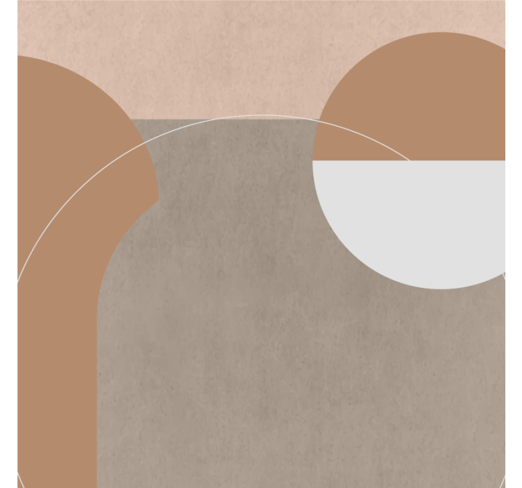 Modern coasters with abstract geometric shapes - TenStickers