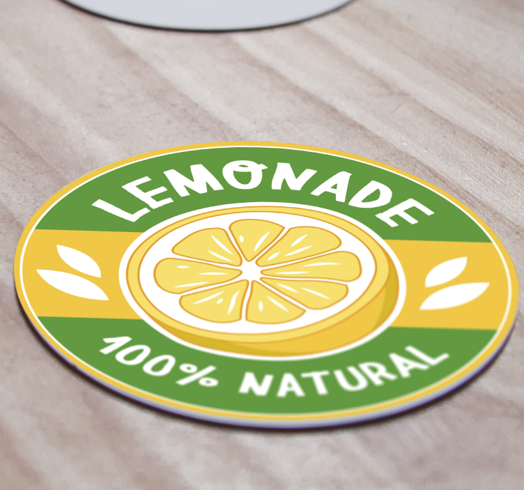 Vintage lemonade vintage coaster - TenStickers