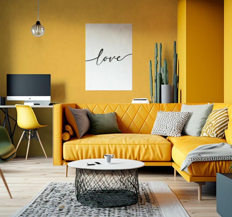 Amour quote poster - TenStickers