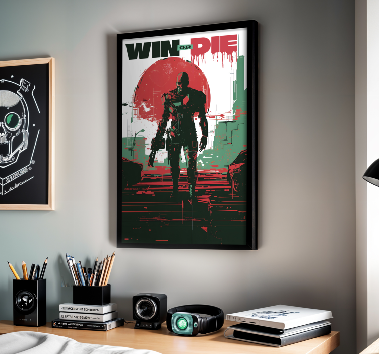 cyber android  video game poster - TenStickers