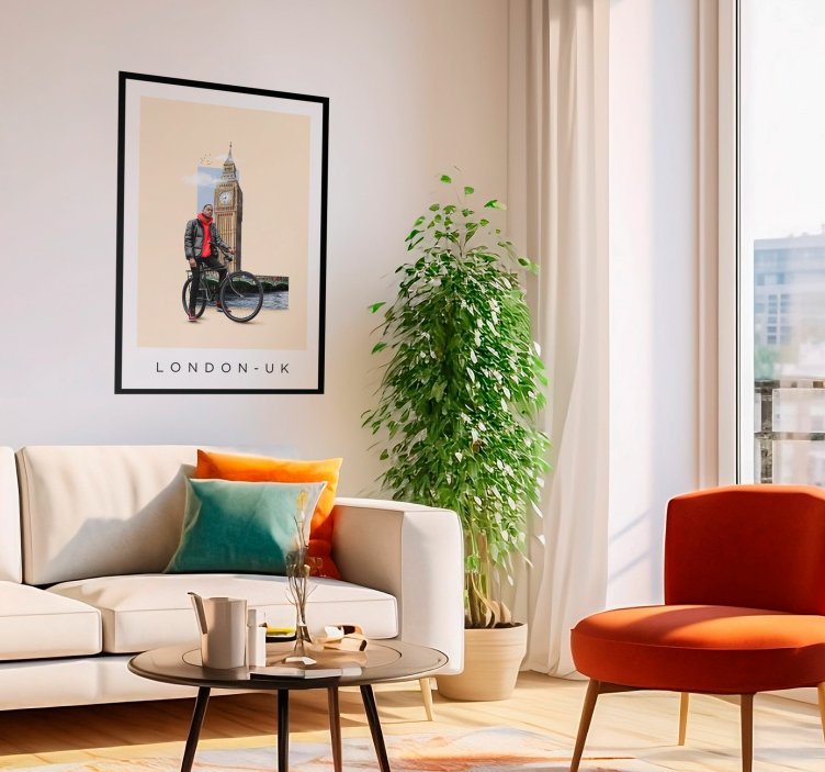 London CollegeLondon College living room poster - TenStickers