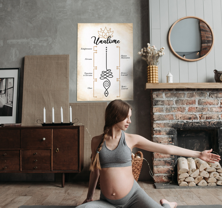 Unalome is a spiritual symbol in Buddhism and Hinduism that repre - TenStickers