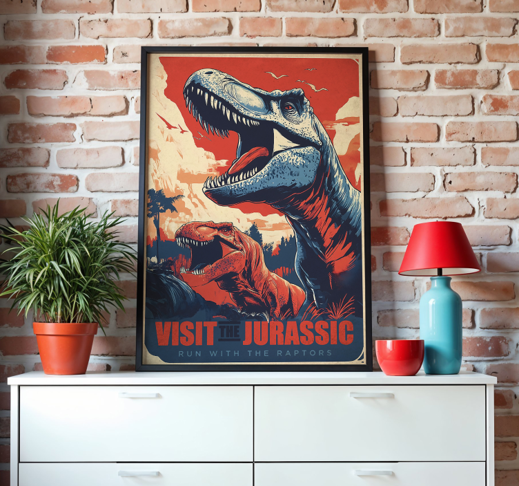 Visit the Jurassic dinosaur poster - TenStickers
