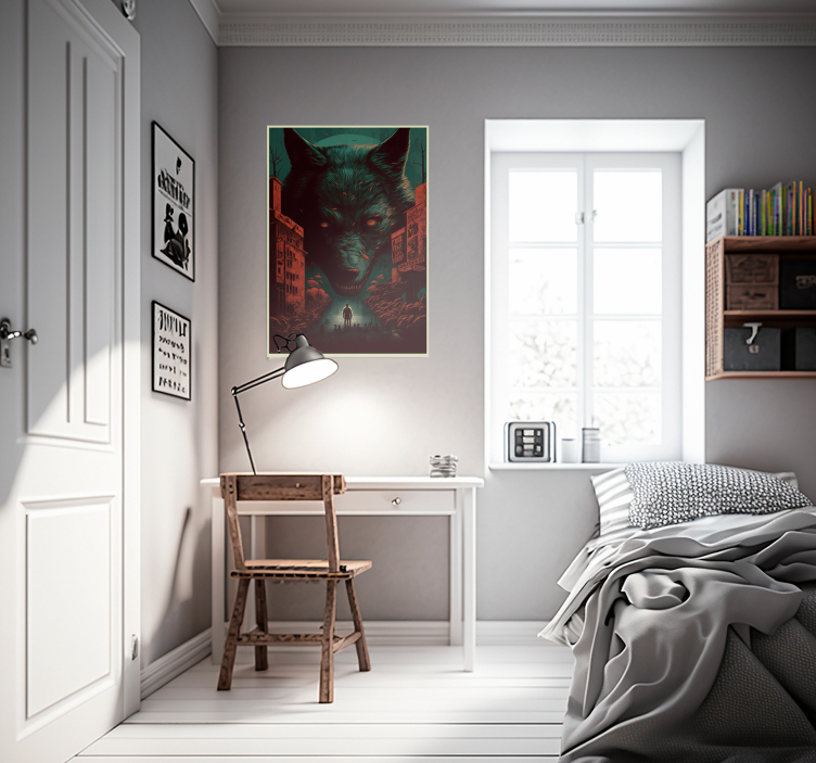 Wolf movie poster animal poster - TenStickers