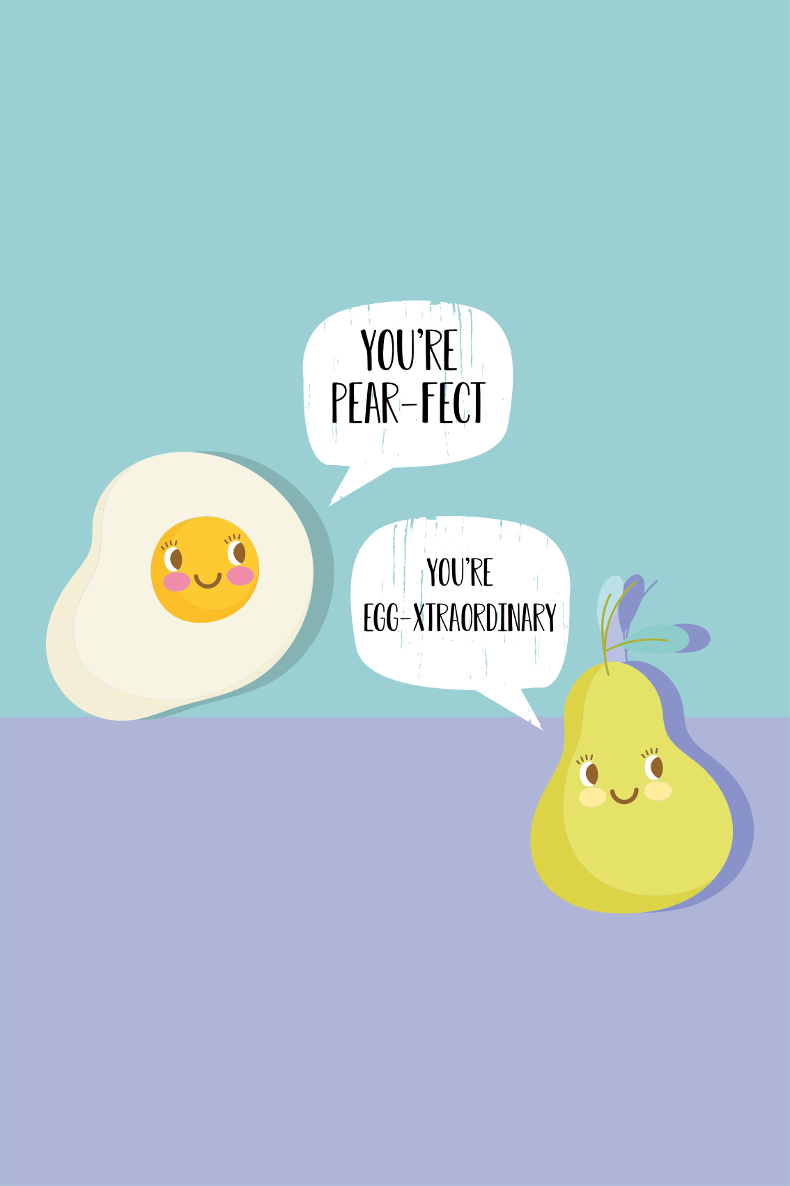 Eggcellent pear kitchen poster - TenStickers