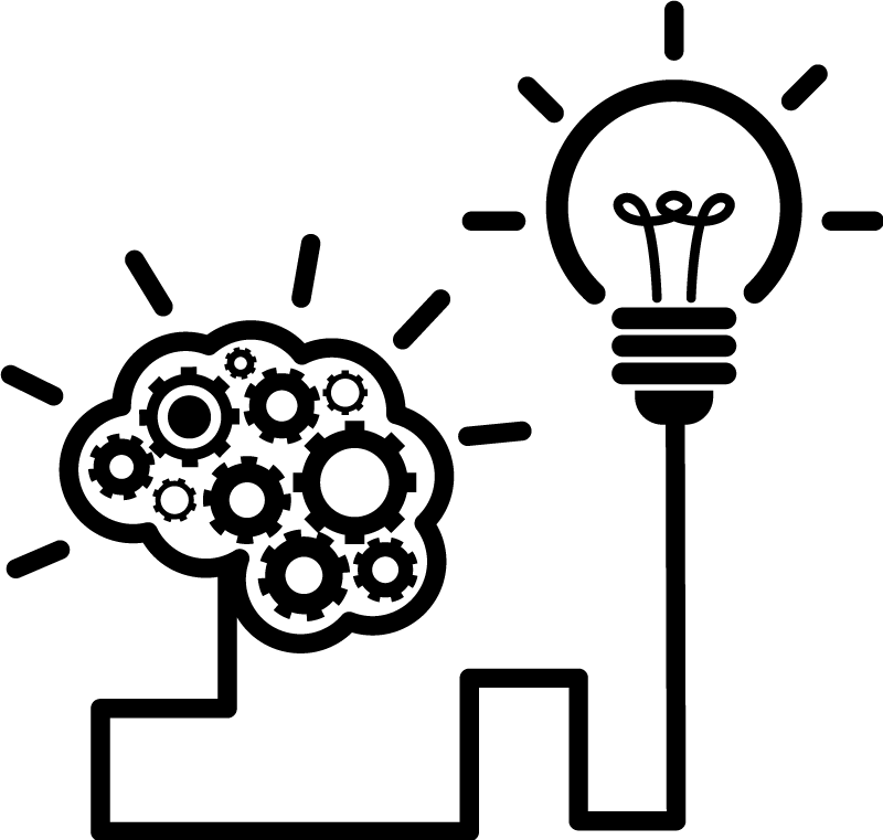 Office poster bright idea light bulb - TenStickers