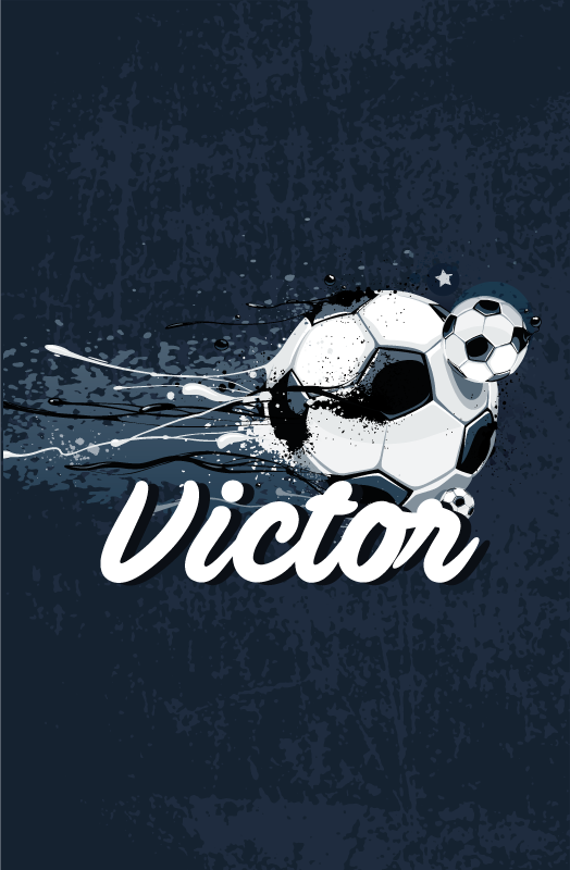 Nursery poster with custom name design - TenStickers