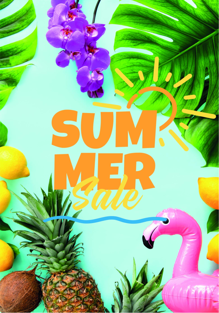 Summer Sale Vibes poster - TenStickers