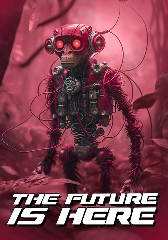 Robot MonkeyRobot Monkey is a robot designed to resemble a monkey - TenStickers