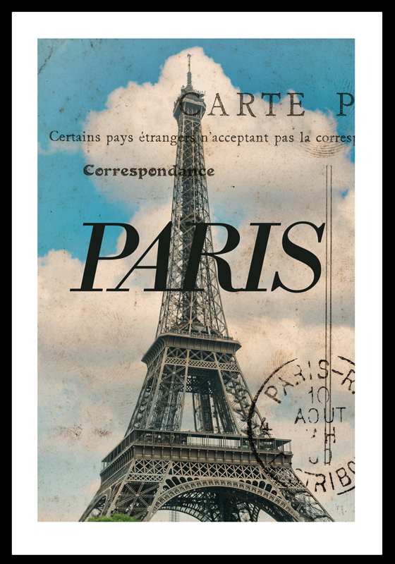 Paris postcardBonjour from Paris! I'm having an amazing time here - TenStickers