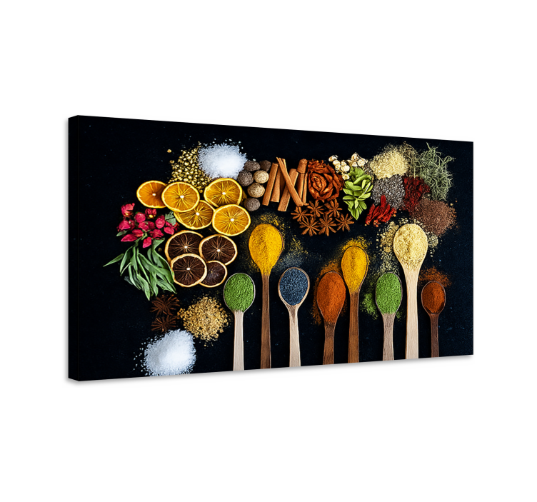 Colorful herbs  kitchen prints - TenStickers