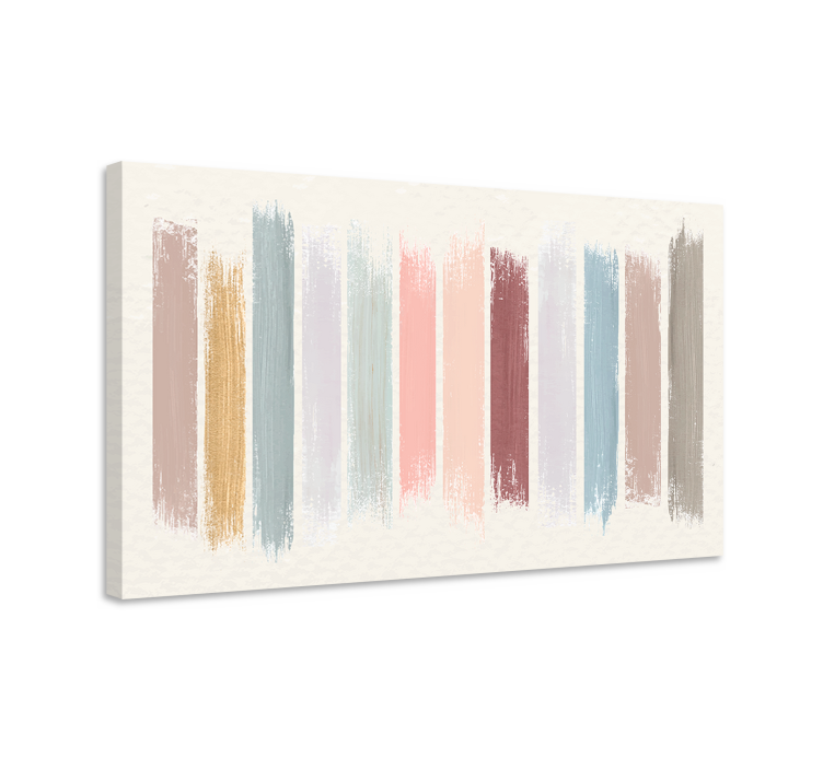 Abstract wall art 1 abstract brushstrokes canvas - TenStickers