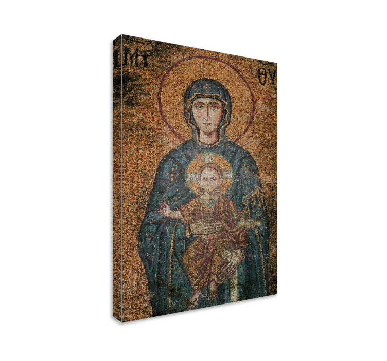 Mosaic Iconography people canvas - TenStickers