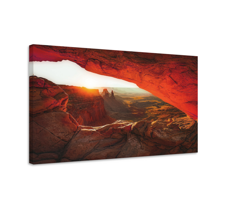 Landscape canvas breathtaking sunset view - TenStickers