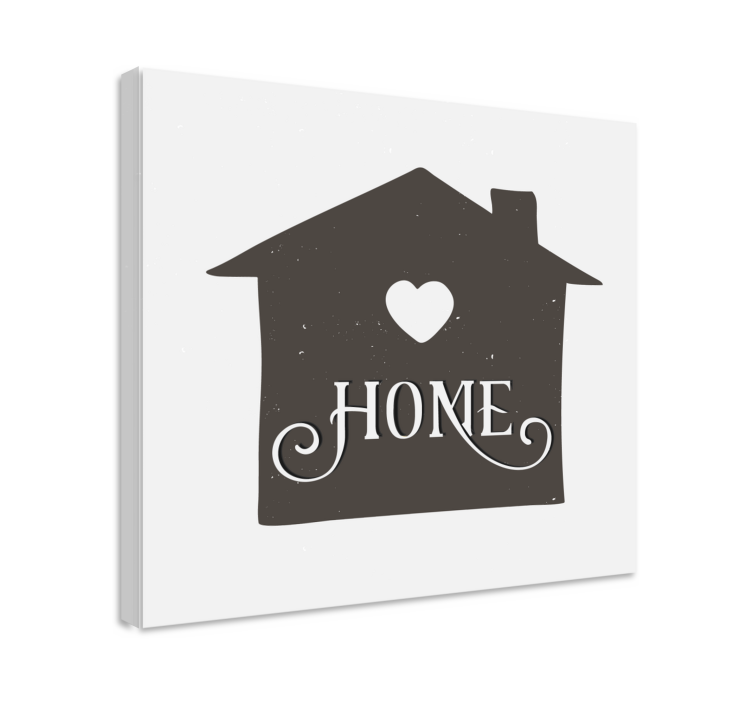 Quote canvas heartfelt home sentiment - TenStickers