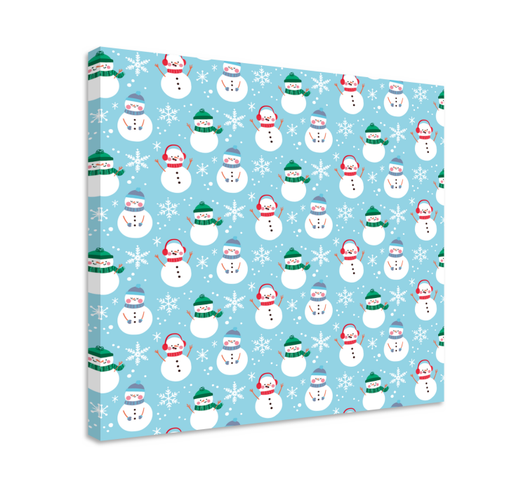 3d pictures wall art snowman design - TenStickers