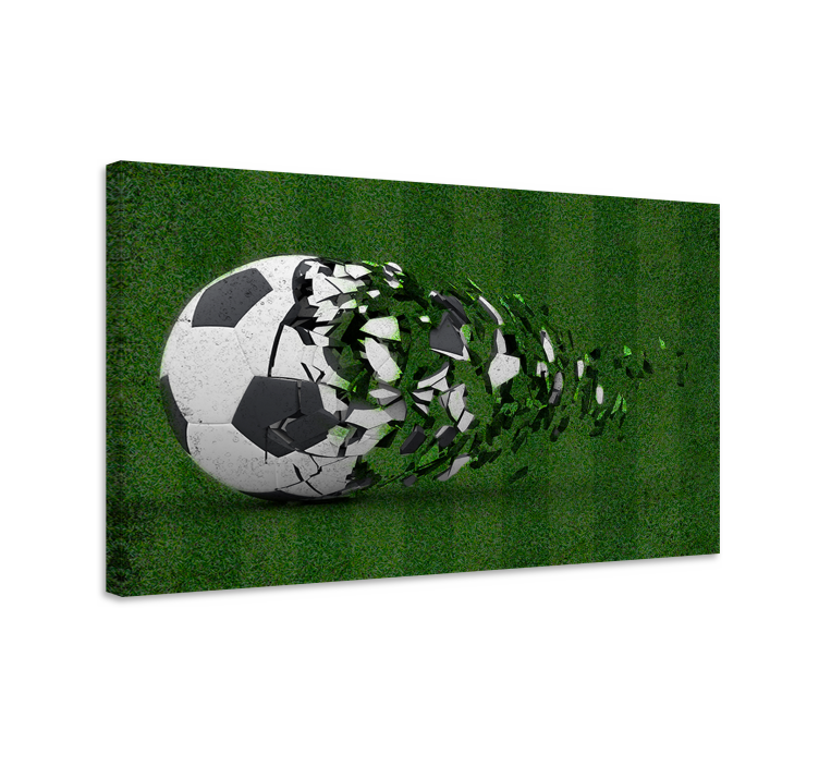 Football field teen canvas prints - TenStickers