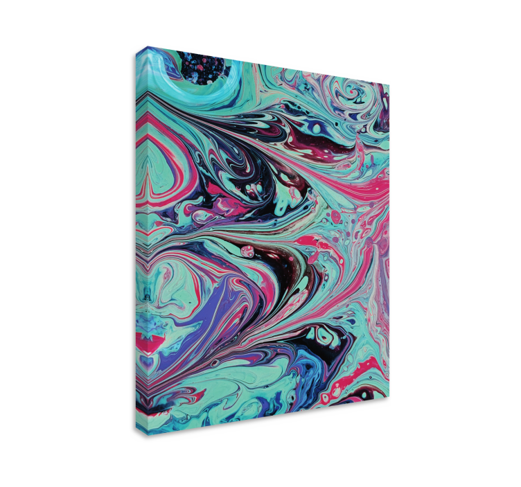 Abstract wall art 1 fluid art whirls - TenStickers