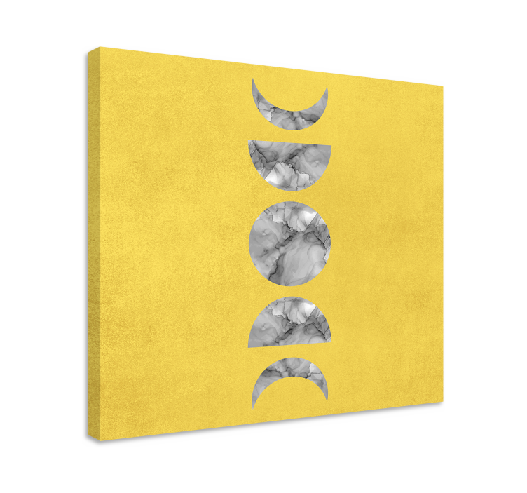 Abstract wall art 1 nature's stages - TenStickers