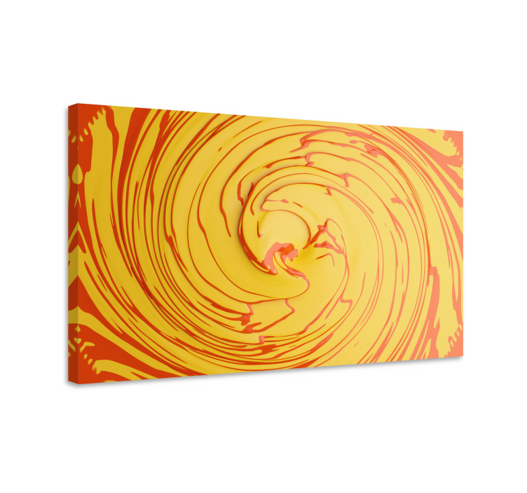 Vibrant spiraled motion abstract wall art  1 - TenStickers