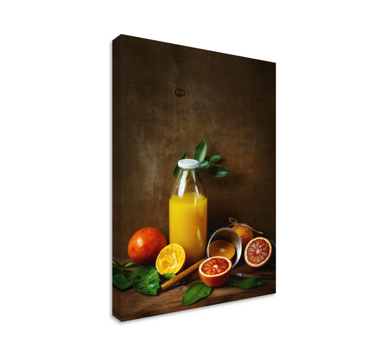 Fruit canvas wall art citrus fruit medley - TenStickers