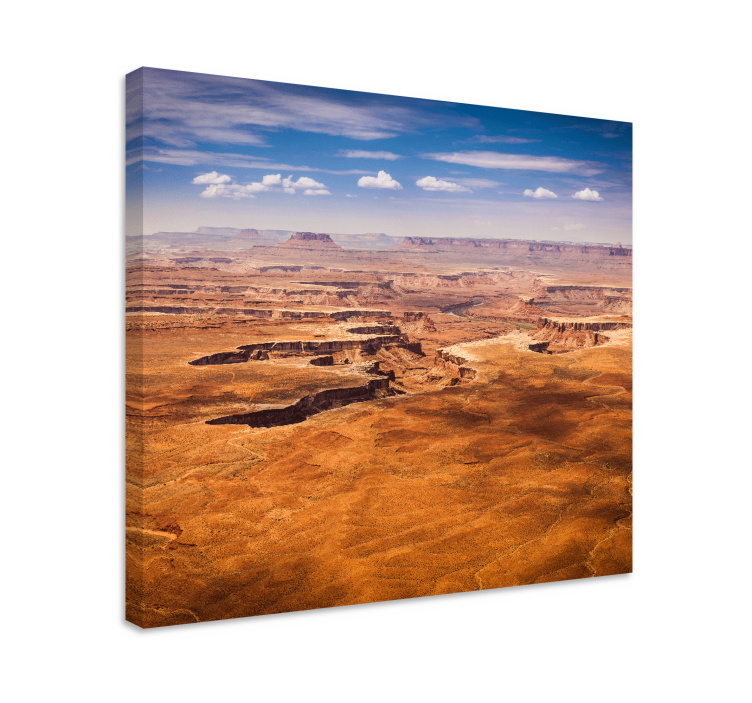 Desert canyon view landscape canvas - TenStickers