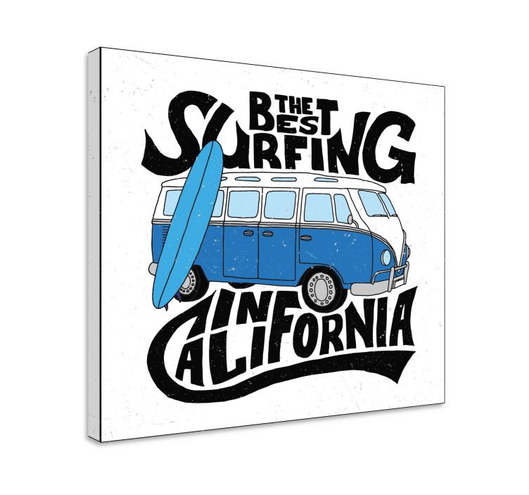 California best surfer canvas pictures - TenStickers