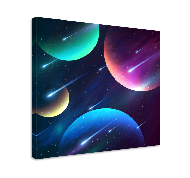 Music canvas art cosmic celestial dance artistry - TenStickers