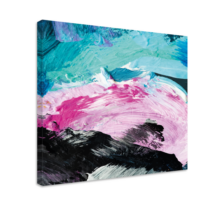 Abstract wall art 1 colorful motion swirls - TenStickers