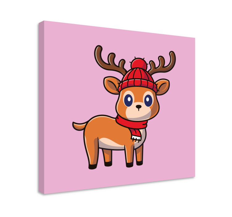Horse wall art cute cartoon deer - TenStickers