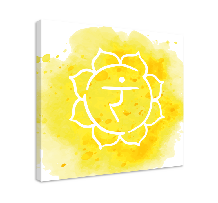 Zen canvas art chakra symbol artwork - TenStickers
