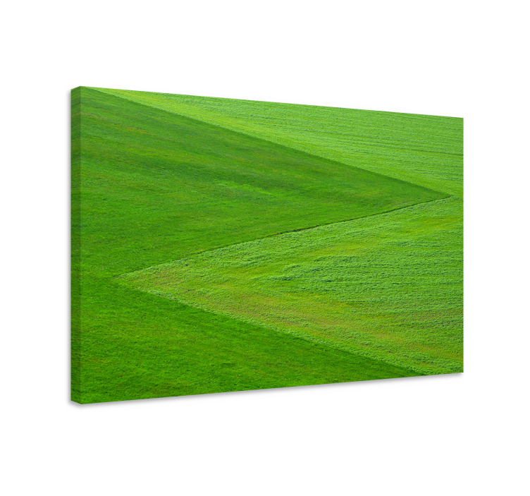 Landscape canvas lush green terrain - TenStickers
