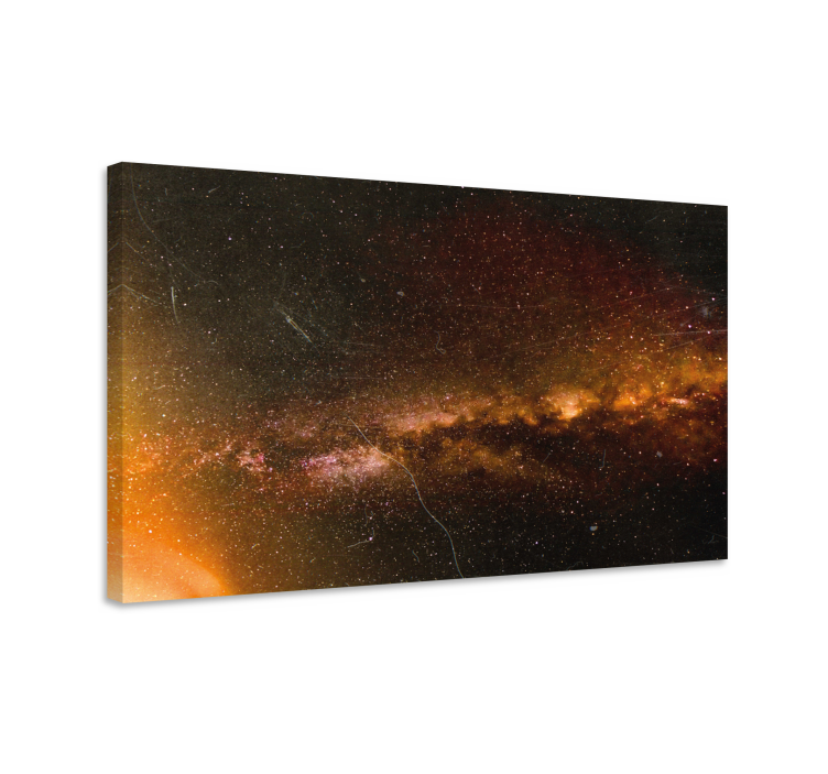 Ornamental canvas print cosmic galaxy artwork - TenStickers