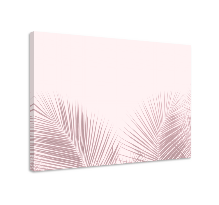 Flowers canvas elegant palm fronds - TenStickers