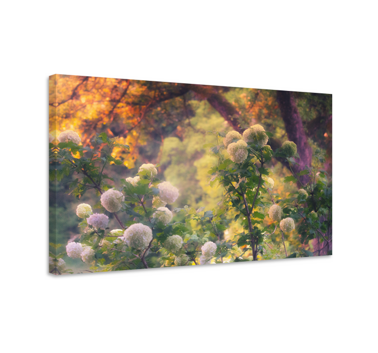 Flowers canvas floral meadow blooms - TenStickers