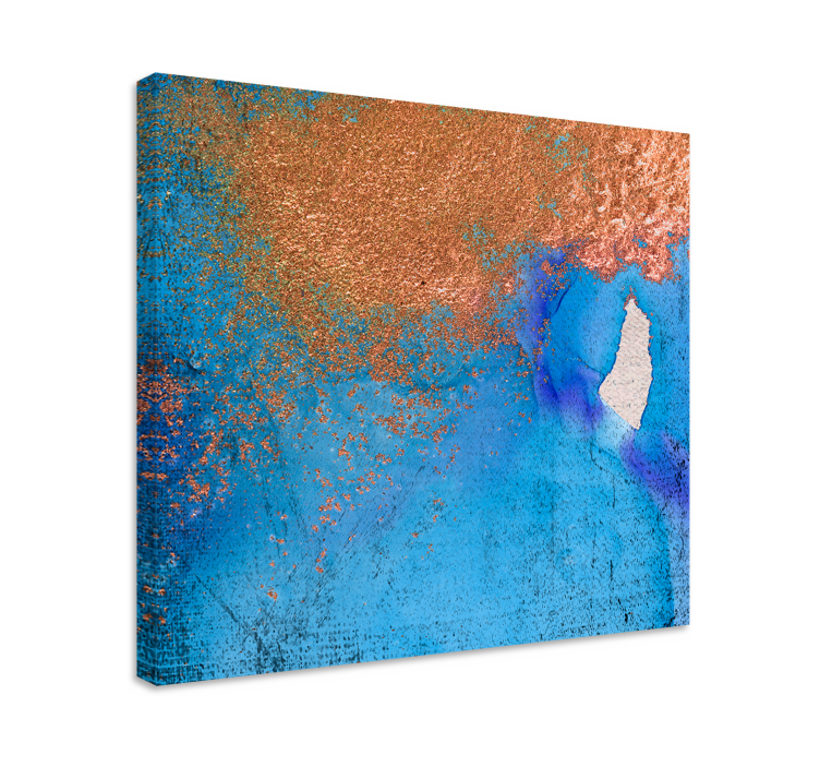 Abstract wall art 1 textured blue abstract - TenStickers