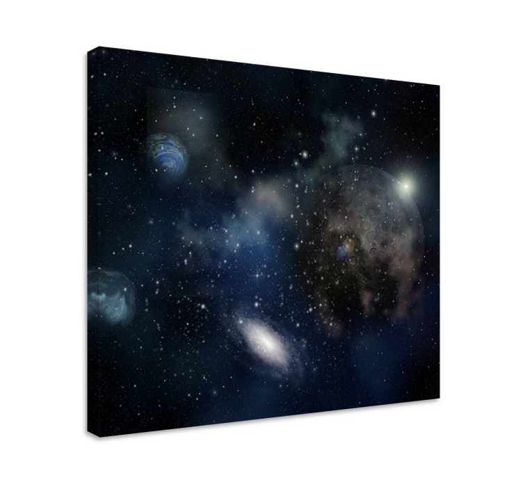 Dancer canvas galaxy exploration design - TenStickers