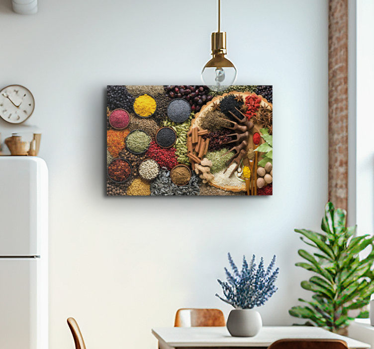 Colour spices  Bar canvas print - TenStickers
