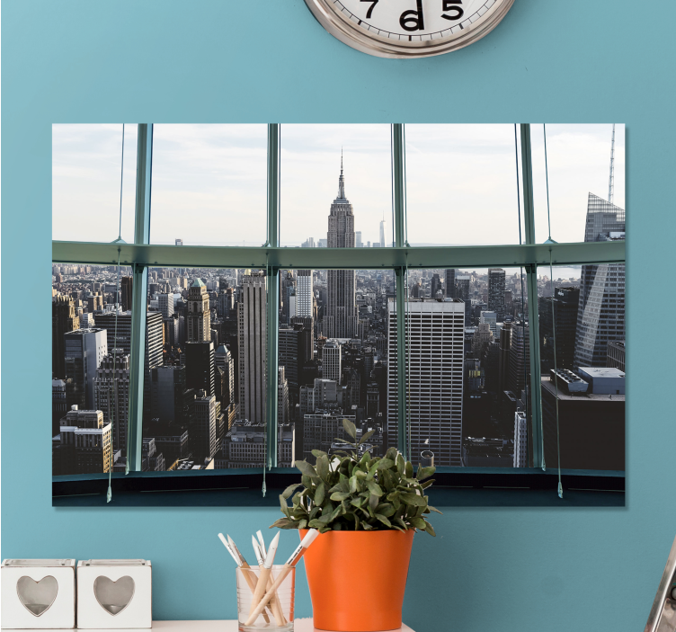 CITYSCAPE WITH EMPIRE STATE City skyline prints - TenStickers