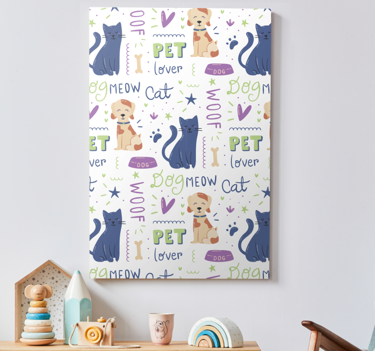 Dog wall art pet lovers series - TenStickers